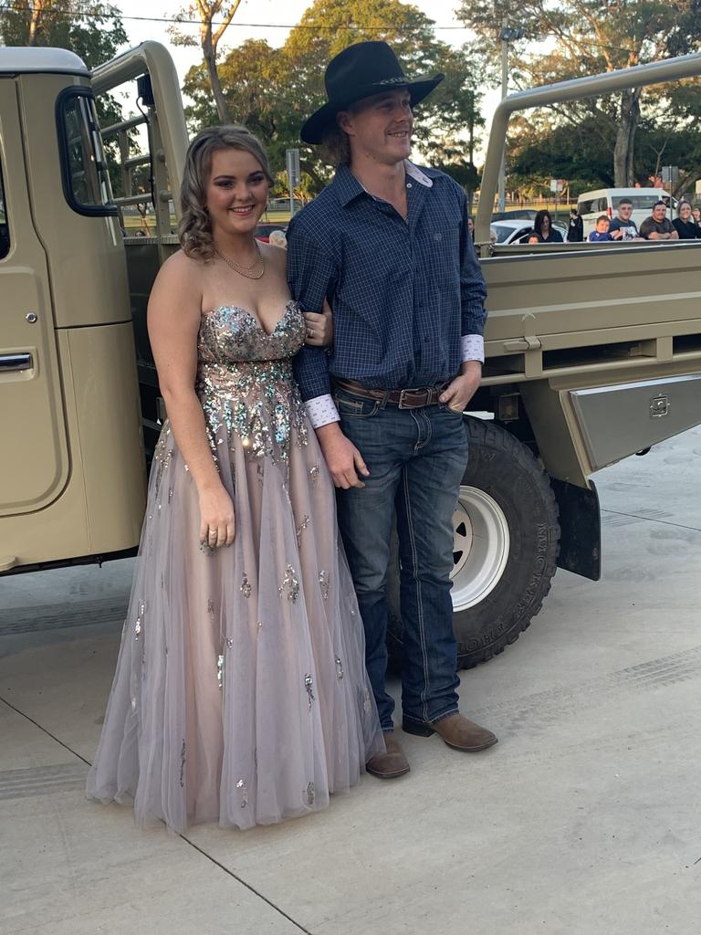 Students arrive at Maryborough State High School's formal.