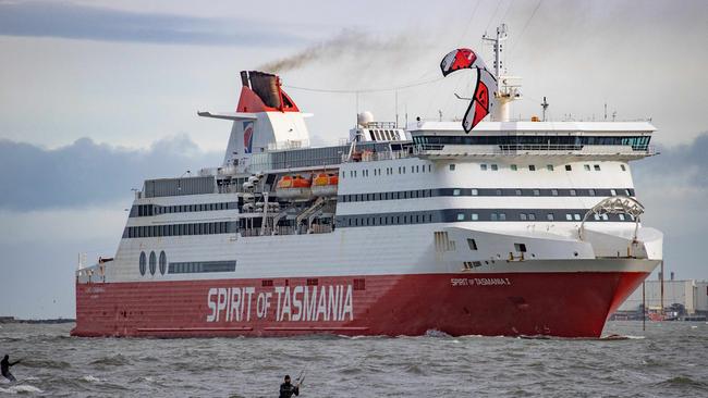 There is still no certainty around the resumption of the Spirit of Tasmania sailings across Bass Strait.. Picture: NCA NewsWire / Sarah Matray