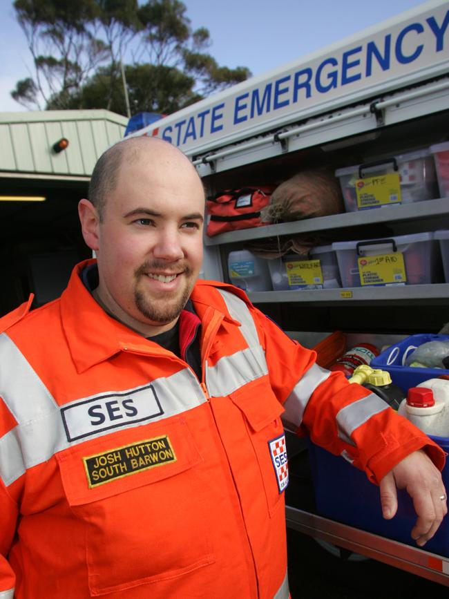 Volunteer SES Unit controller for South Barwon Unit Josh Hutton.