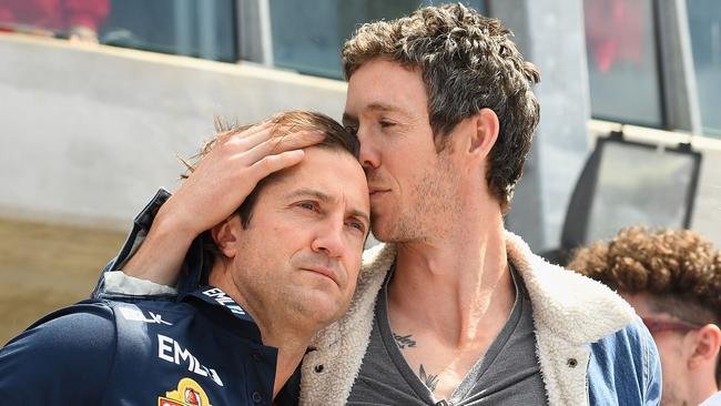 You’ll never hear a bad word from Bob Murphy about his talismanic former coach. Picture: Getty Images