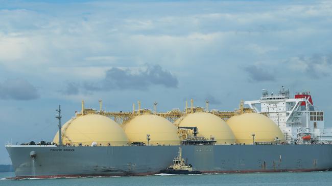 Australian officials are struggling to safeguard domestic supplies, despite the country being one of the world’s largest LNG exporters. Picture: Glenn Campbell