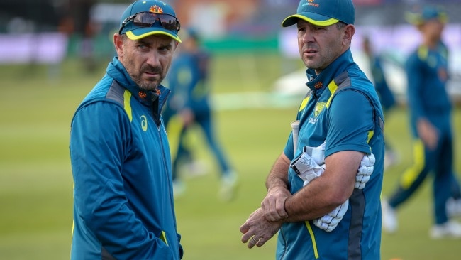 Ricky Ponting has described Cricket Australia’s handling of Justin Langer “almost embarrassing”. Picture: Luke Walker/Getty Images