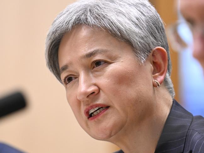 Foreign Minister Penny Wong had failed to meet with Israeli representatives, including Benjamin Netanyahu, at the UN in September. Picture: Martin Ollman