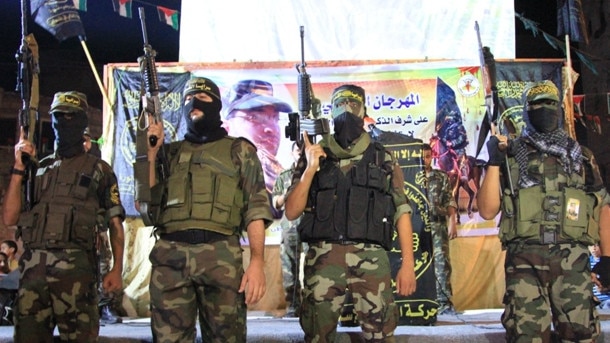 Armed militants attended the 2012 memorial for Remah.