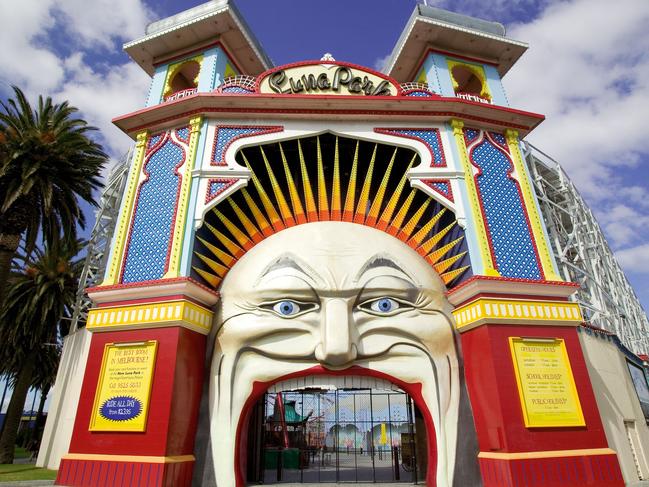 Luna Park by night can be a little eerie, according to staff. Picture: Supplied