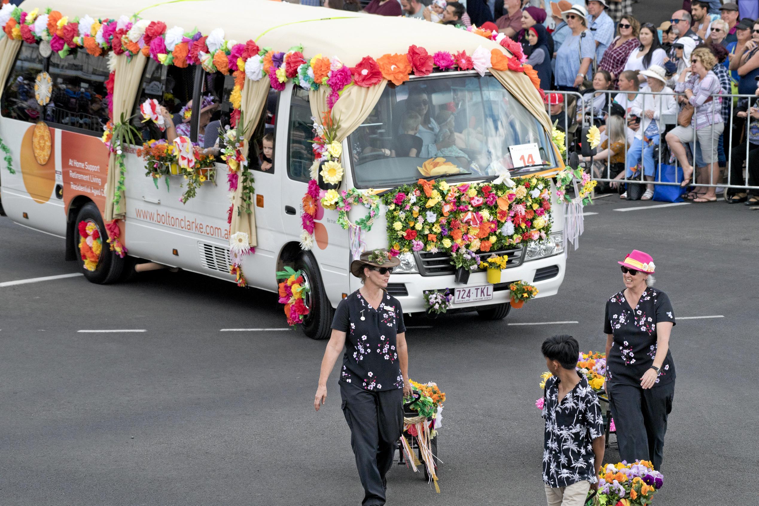 Bolton Clarke Westhaven in the 2019 Grand Central Floral Parade. Saturday, 21st Sep, 2019.