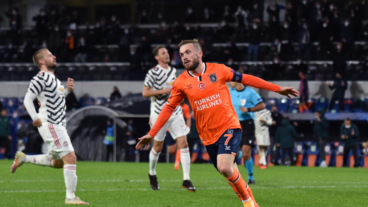 Istanbul Basaksehir claimed their first-ever Champions League win with a boilover against Manchester United.