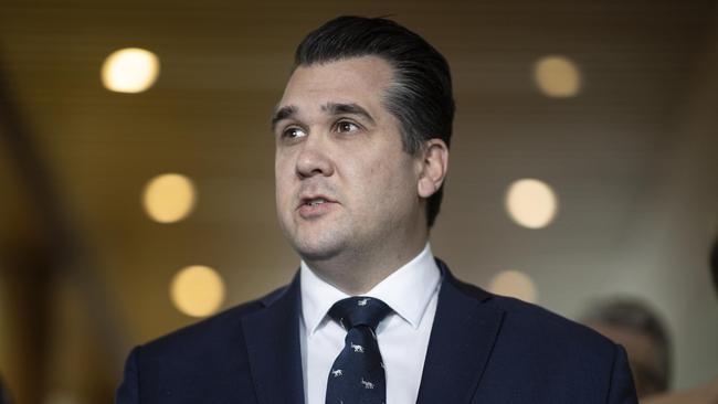 Deakin MP Michael Sukkar joined opposition infrastructure spokeswoman Bridget McKenzie to request the forecast costing. Picture: Gary Ramage