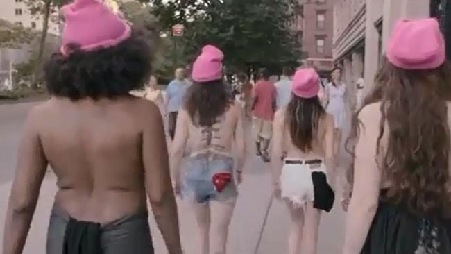 What is #freethenipple protest and is it illegal to show your