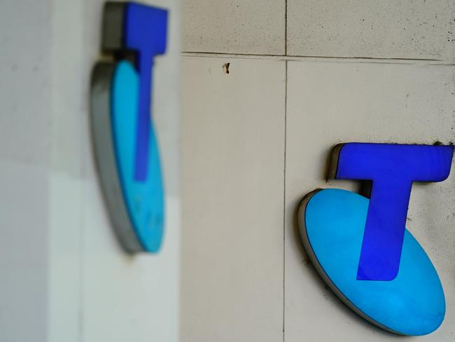 MELBOURNE AUSTRALIA - NewsWire Photos MARCH 8, 2024: Generic photos of Telstra signs in Melbourne.Picture: NCA NewsWire / Luis Enrique Ascui