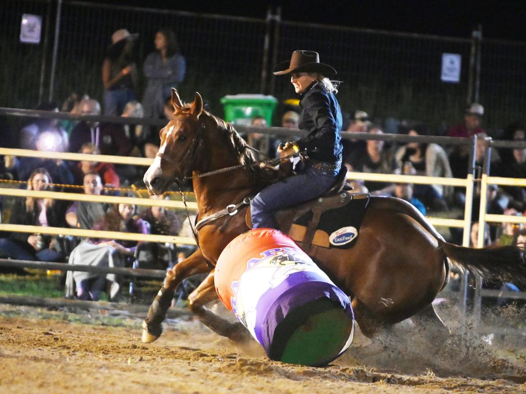Leanne Caban at Gargett Rodeo Saturday 3 June 2023 Picture: Michaela Harlow