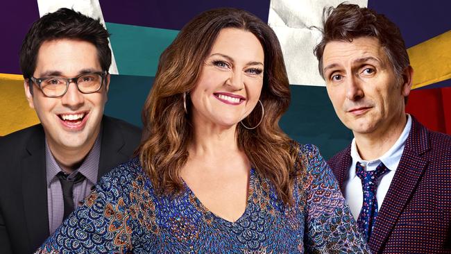 Liar liar pants on fire Chris Taylor, Chrissie Swan and Frank Woodley will head up the local version of Would I Lie To You? Picture: Ten