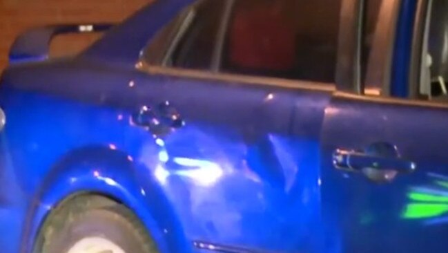 A woman allegedly mowed down her old flame’s new love interest before attempting to take him out in a wild road rage incident.