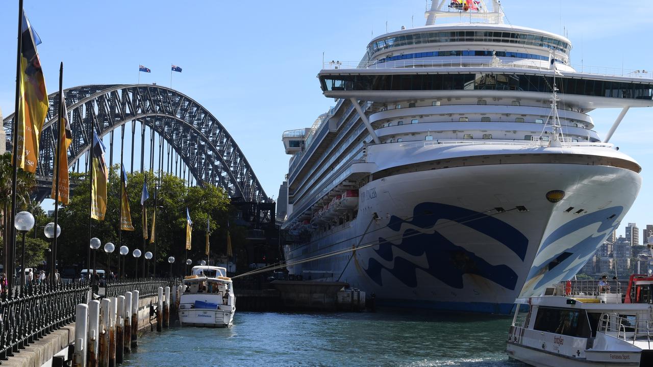 More than 100 passengers on board the ship have the virus. PICTURE: AAP Image/Dean Lewins.