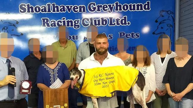 Nathan Lazarus worked as a greyhound trainer until his registration was suspended when he was charged. Picture: Facebook