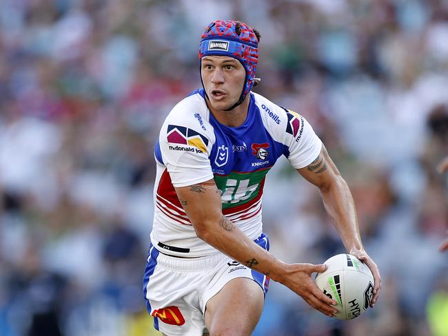 Newcastle's Kalyn Ponga during the NRL Elimination Final match between the South Sydney Rabbitohs and Newcastle Knights at ANZ Stadium. Picture. Phil Hillyard