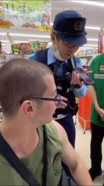 Aussie busted for not wearing a shirt in Japan