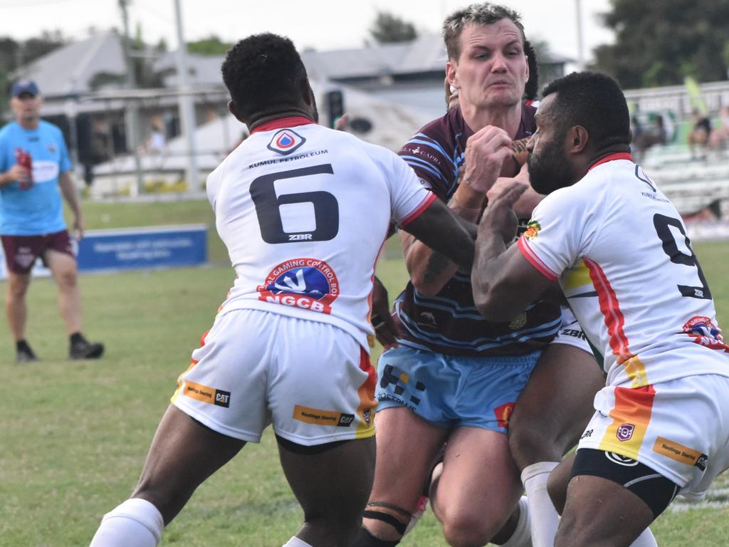 Round 2 of the Hostplus Cup, CQ Capras versus PNG Hunters, Rockhampton’s Browne Park, March 26, 2022.