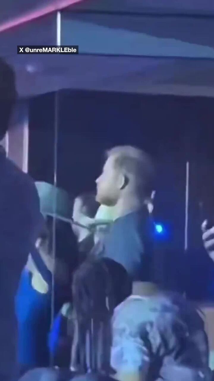 Prince Harry spotted at Beyonce concert