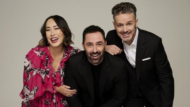 MasterChef judges Melissa Leong, Andy Allen and Jock Zonfrillo.