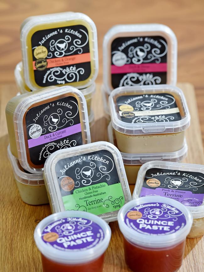 The team hand make a range of 15 pates, fruit pastes and terrines to order.