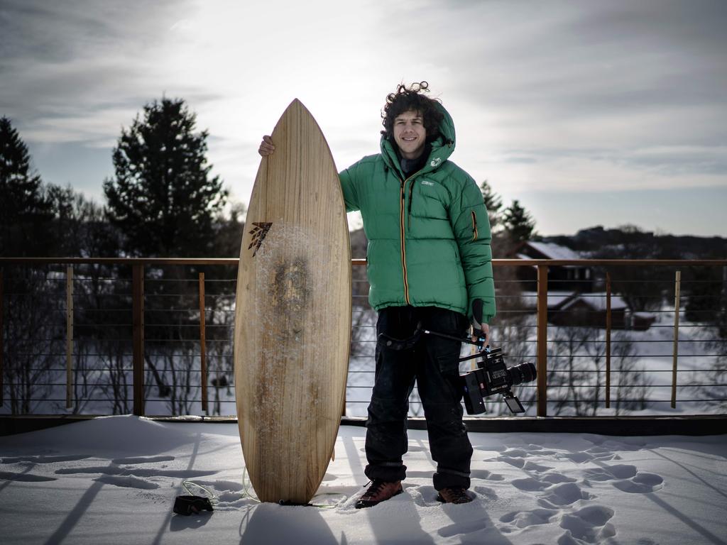 Inge Weggen, 32, a filmmaker, poses on March 7, 2018, in Kabelvag, northern Norway, Lofoten islands, within Arctic Circle. Inge Weggen, 32, a filmmaker “Surfing is freedom, it’s disconnecting from everyday life and just being in that place in that moment, it happens just there and then. The surroundings here in Lofoten, the moutains, make the whole experience so much bigger because you can have an eagle flying over you and you can look up at the mountains and you take that in to that moment when you’re surfing. Spring is my favorite time to surf, we get more light, the days are longer and it is nice with the sun. I prefer the colder season because that’s when you have the best waves”. Picture: AFP