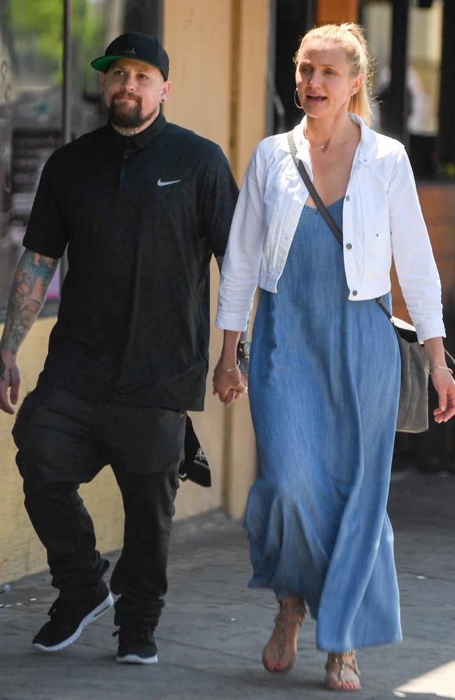 Cameron Diaz and Benji Madden were married in 2015. Picture: Splash News.