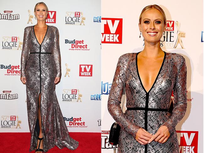 Silvia Jeffreys on the red carpet at the 2015 Logie Awards at Crown Casino in Melbourne. Pictures: Julie Kiriacoudis / Tim Carrafa