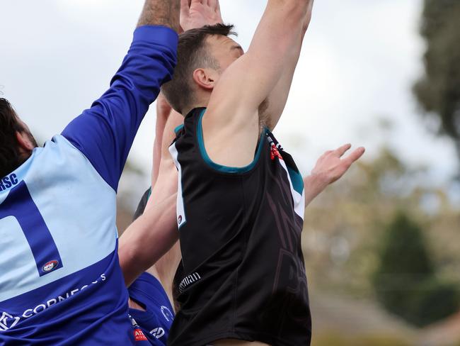 Ethan Gorski in action for Laurimar. Picture: George Salpigtidis
