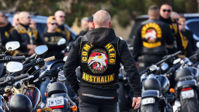 Bikie numbers have soared in Victoria in recent years. Picture: Ian Currie