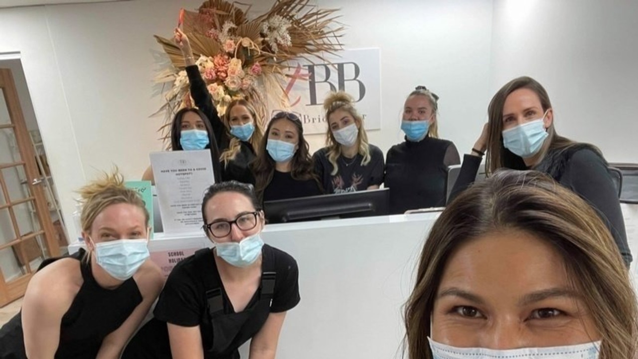 Staff at The Bridal Bar. Picture: Supplied