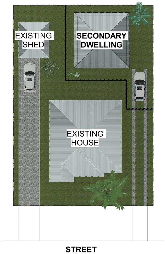 Millions in the Middle concepts for secondary dwellings in Mackay. Photo: Contributed