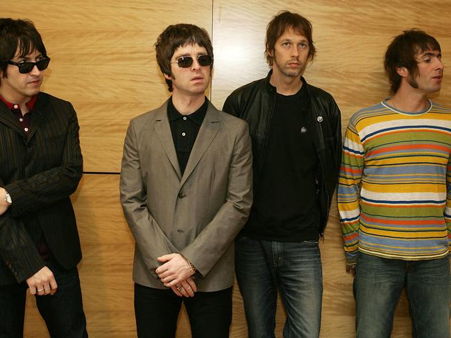 Members of the British rock band Oasis in 2006. Picture: AFP