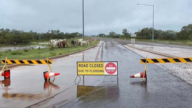 Member for Barkly Steve Edgington took to social media to show the damage between Barkly Homestead and Threeways.