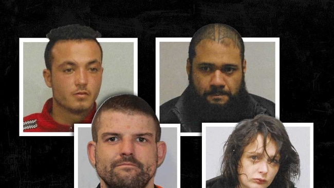 Temika Clark, Fassolo Lealaogata, Hayden Thomas and Bradley McCormack are wanted by police in the southeast.