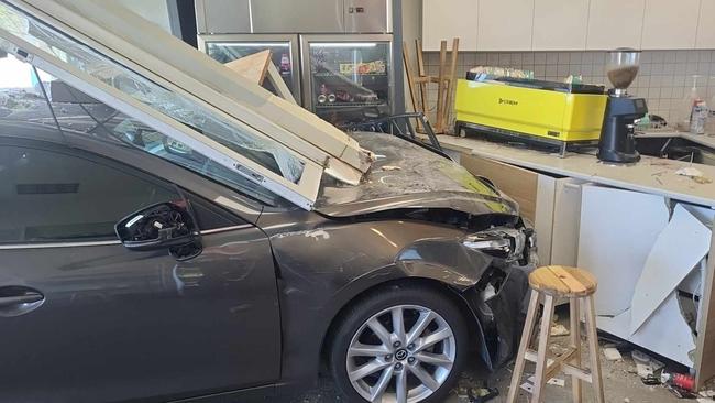 Car into Live N Let Pie bakery at Goolwa. Picture: SA Police