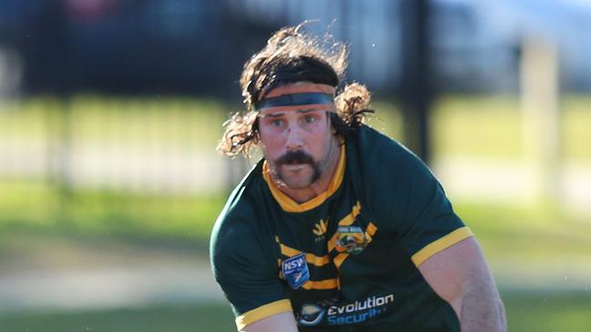 Aaiden Wright in action for Wyong. (Photo by Paul Barkley/LookPro)