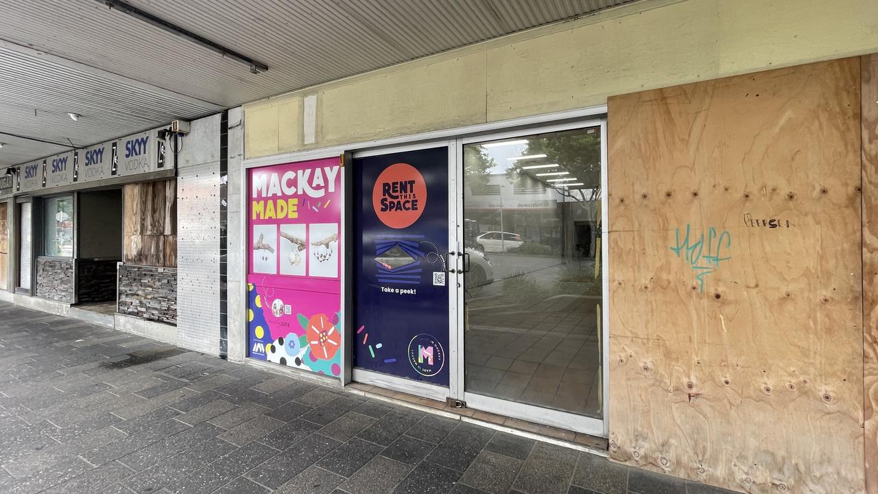 Vacant shops in Mackay's CBD. Picture: Supplied