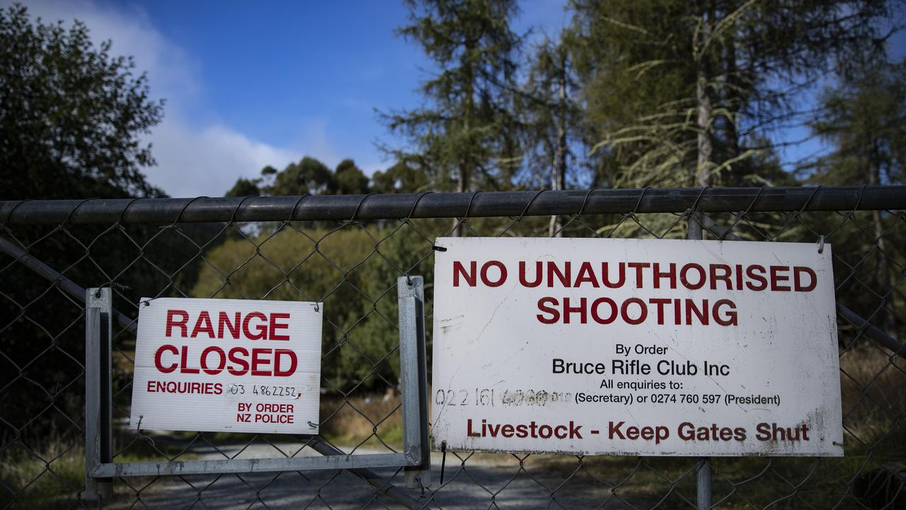 A gate at the Bruce Rifle Club. Picture: John Feder/The Australian.