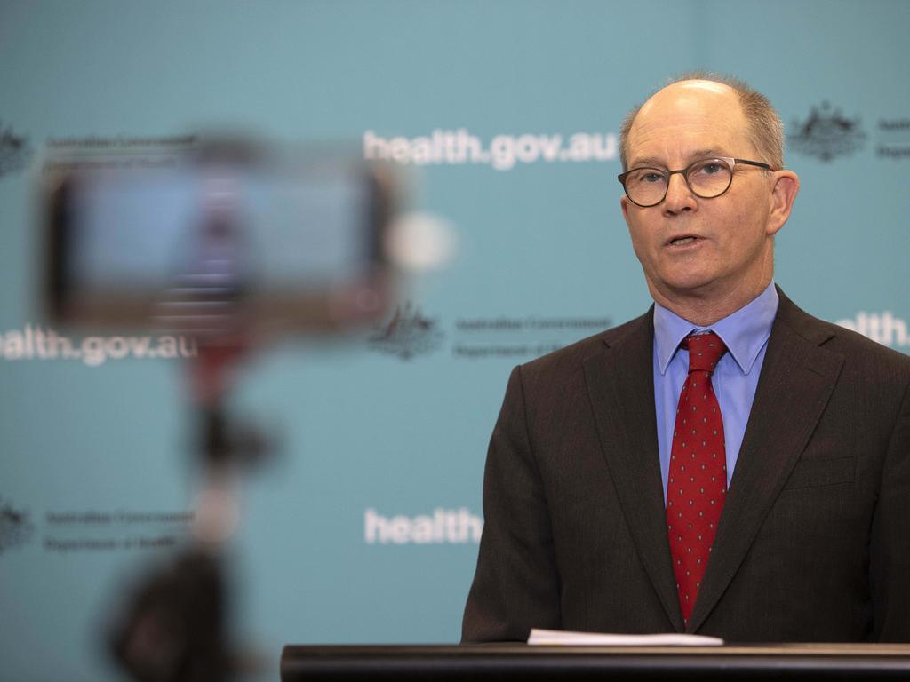 Chief medical officer Paul Kelly says confidence in the vaccine is key, but signs were ‘very positive’. Picture: NCA NewsWire/Gary Ramage