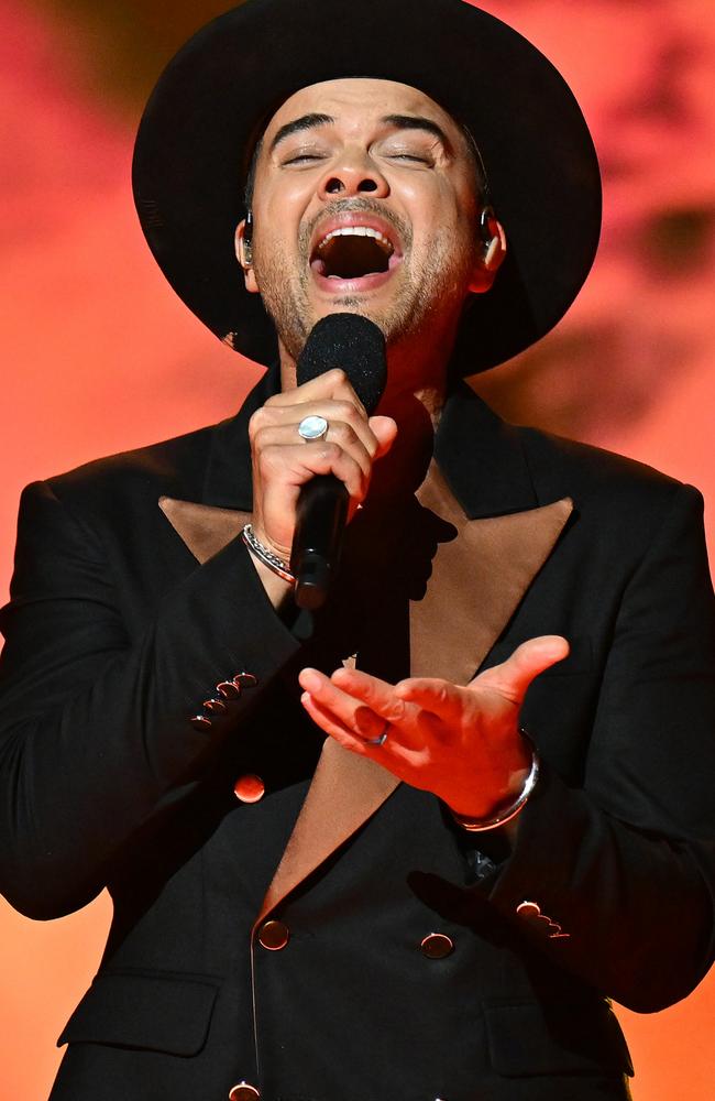 Guy Sebastian performs at the 64th TV WEEK Logie Awards at The Star on August 18, 2024 in Sydney, Australia. (Photo by James Gourley/Getty Images for TV WEEK Logie Awards)