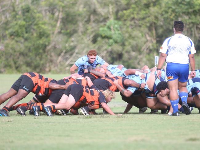 GCDRU round 2. Helensvale vs. Coomera. 1st Grade. 13 April 2024 Helensvale Picture by Richard Gosling