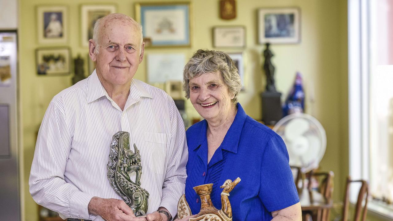 Mr Donald Lloyd Hein and Mrs Alicia Antoinette Hein AM - Both for significant service to the people of Thailand through social welfare initiatives, and to archaeological research. Picture: Roy Vandervegt