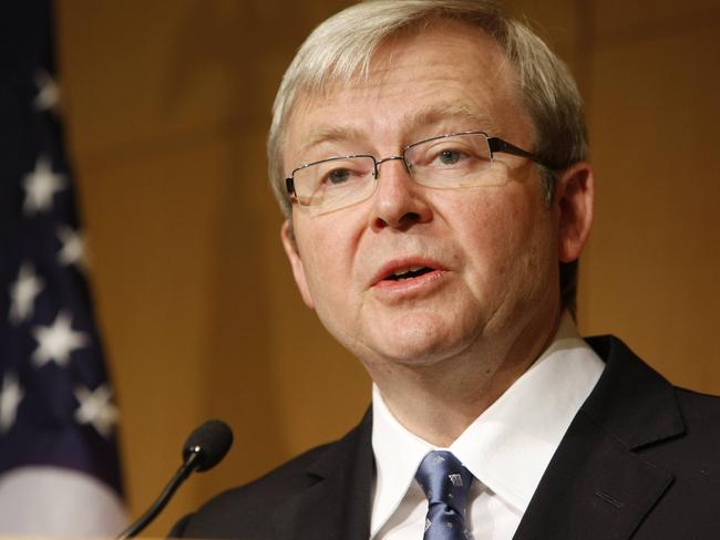 Labor Prime Minister Kevin Rudd abandoned his emissions trading scheme