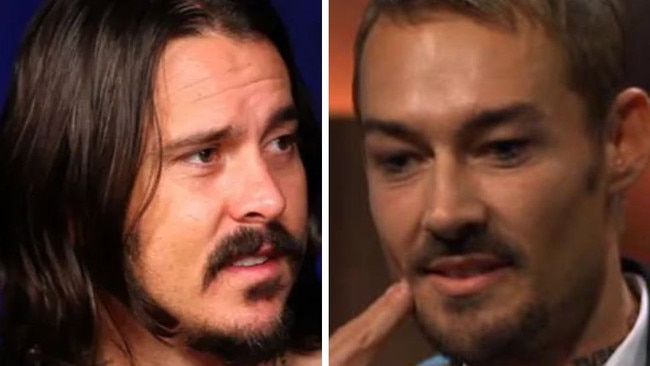 Silverchair's Ben Gillies and Daniel Johns.