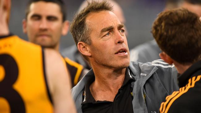 Alastair Clarkson has some tough decisions to make to rebuild the club’s list Picture: Getty Images