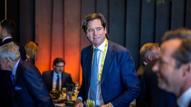 The man of the moment, departing AFL chief Gillon McLachlan. Picture: Wayne Taylor