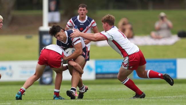 Samuel Tracey in action for the Roosters. Picture: Sue Graham