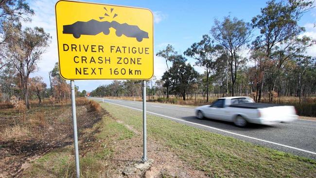 Police are reminding drivers to take regular breaks on long trips to avoid fatigue. Picture: CHRIS ISON