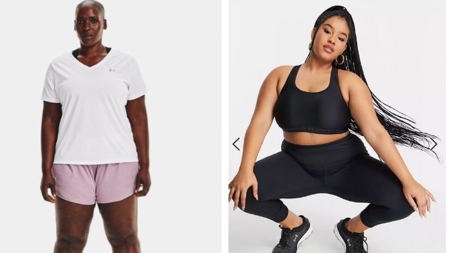 Under armour outlet plus size activewear